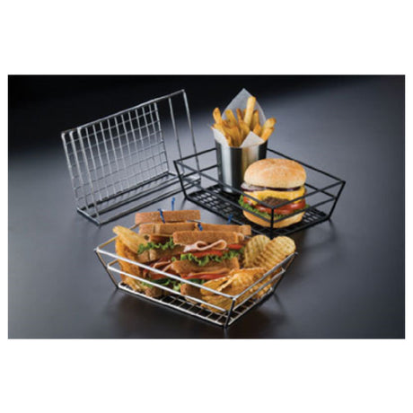 American Metalcraft SSRT962 Basket 9"L X 6"W X 2-1/2"H Rectangular