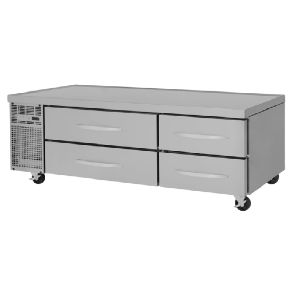 Turbo Air PRCBE-72F-N PRO Series Freezer Chef Base Two-section 72"W X 33-1/2"D X 21-3/8"H