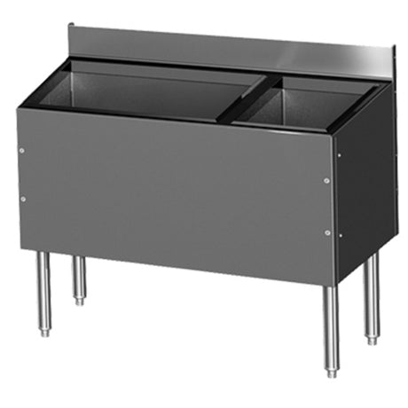 Glastender C-CBA-42R-CP10-ED CHOICE Extra Deep Underbar Combo Ice Bin/Cocktail Unit