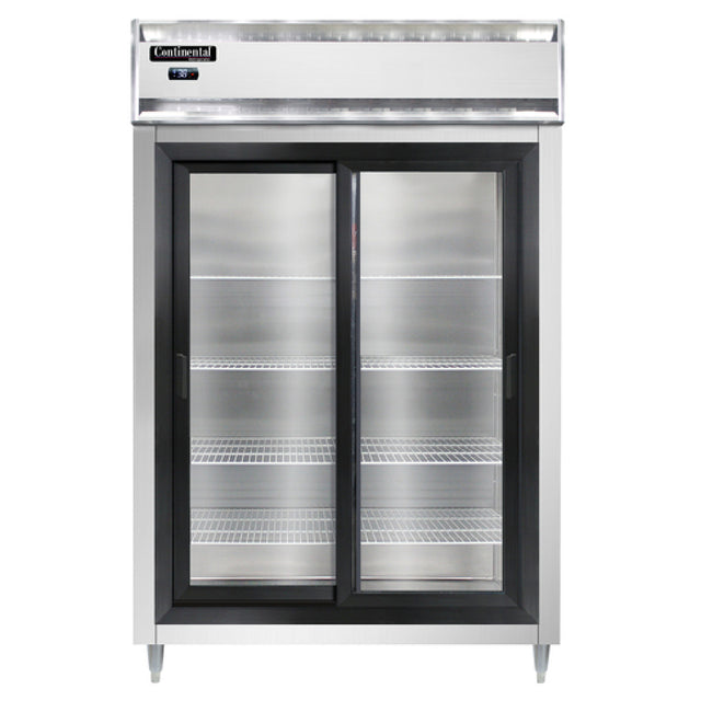 Continental Refrigerator D2RNSASGD Designer Line Refrigerator Reach-in Two-section