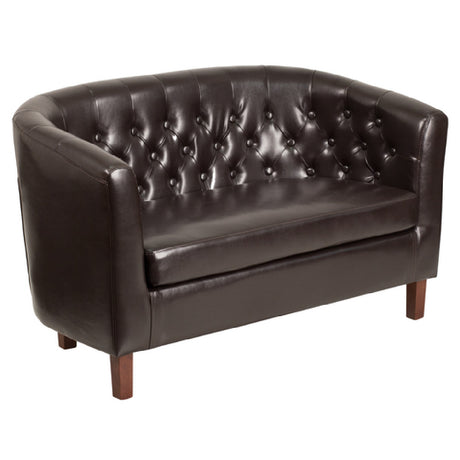 Flash Furniture QY-B16-2-HY-9030-8-BN-GG Hercules Colindale Series Loveseat 49-1/2"W X 28"D X 30"H