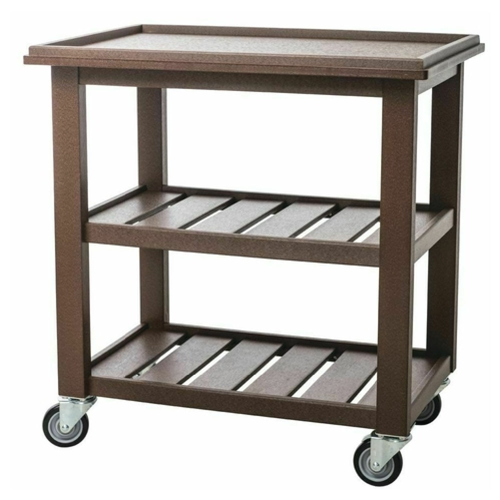 Hubert 91855 - Cart, 3-shelf, 33-1/2"L X 22-3/4"W X 35-1/4"H Overall