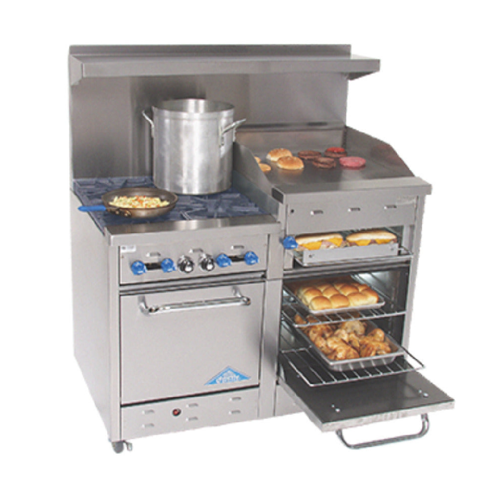 Comstock-Castle F3218-36B Range Gas 48" Wide