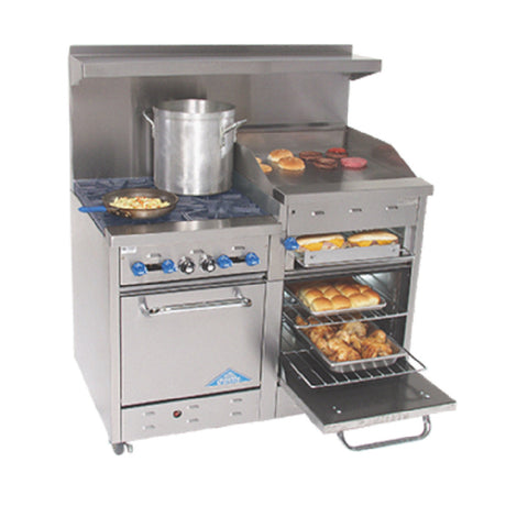 Comstock-Castle F3218-36B Range Gas 48" Wide