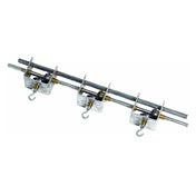 Rotisol FI975-C Complete Vertical Spit System Bar For Grand Flame 975 Including (2) Brackets Necessary To Install The System