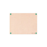 Epicurean 622-19150105 Epicurean HACCP Non-Slip Cutting Board 19.5" X 15" X 3/8" In Natural With Green Produce Feet