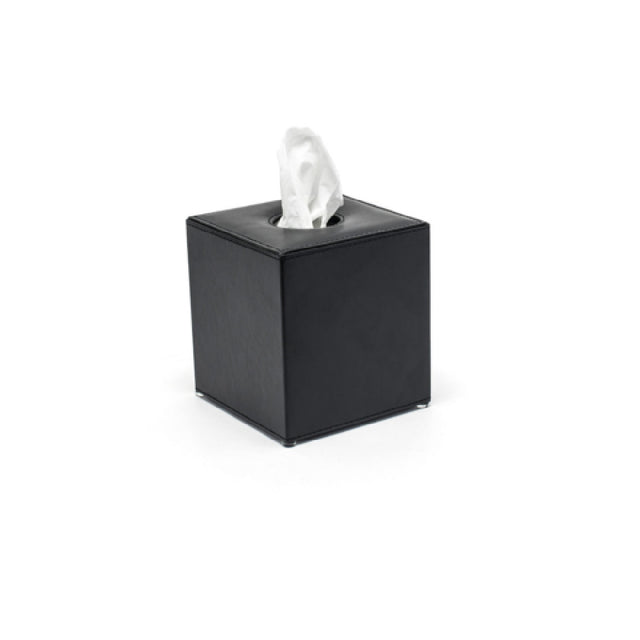 FOH RTB001BKL11 Tissue Cover 5.25"W X 5.25"D X 5.5"H Square