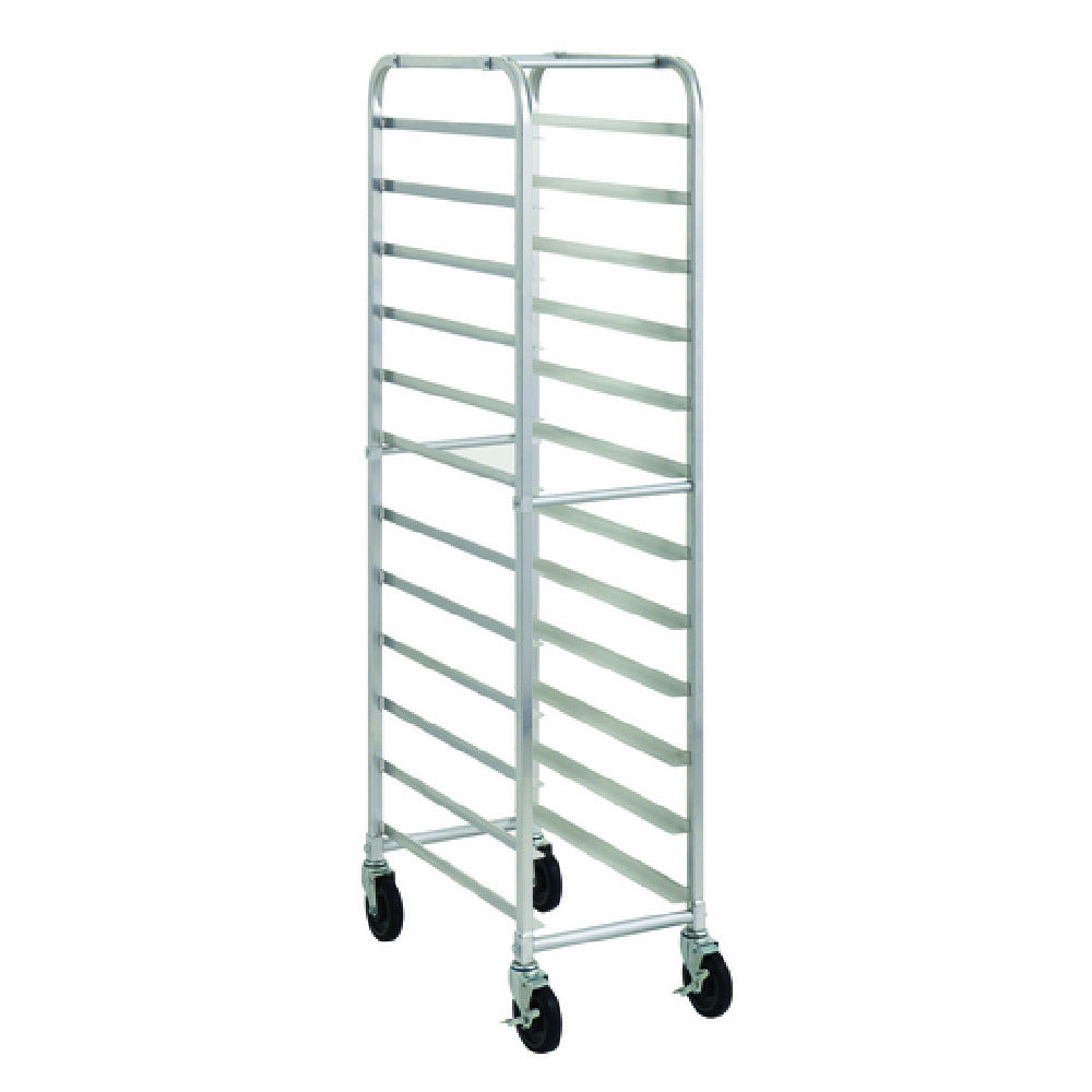 Hubert 37980 - Kratos End-Load Platter Rack, 15"W X 26"D X 67"H, 8" Slide Spacing