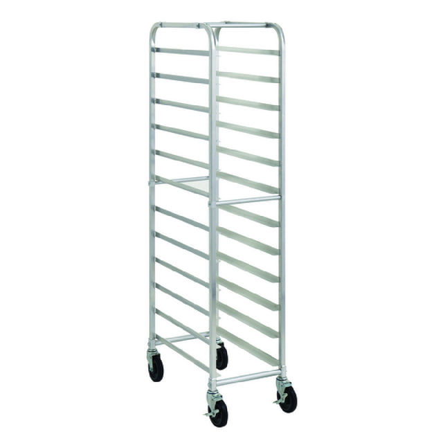Hubert 37980 - Kratos End-Load Platter Rack, 15"W X 26"D X 67"H, 8" Slide Spacing