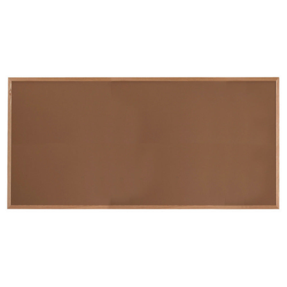 Aarco OW4896166 VIC Cork Bulletin Board 96"W X 48"H Wall Mount