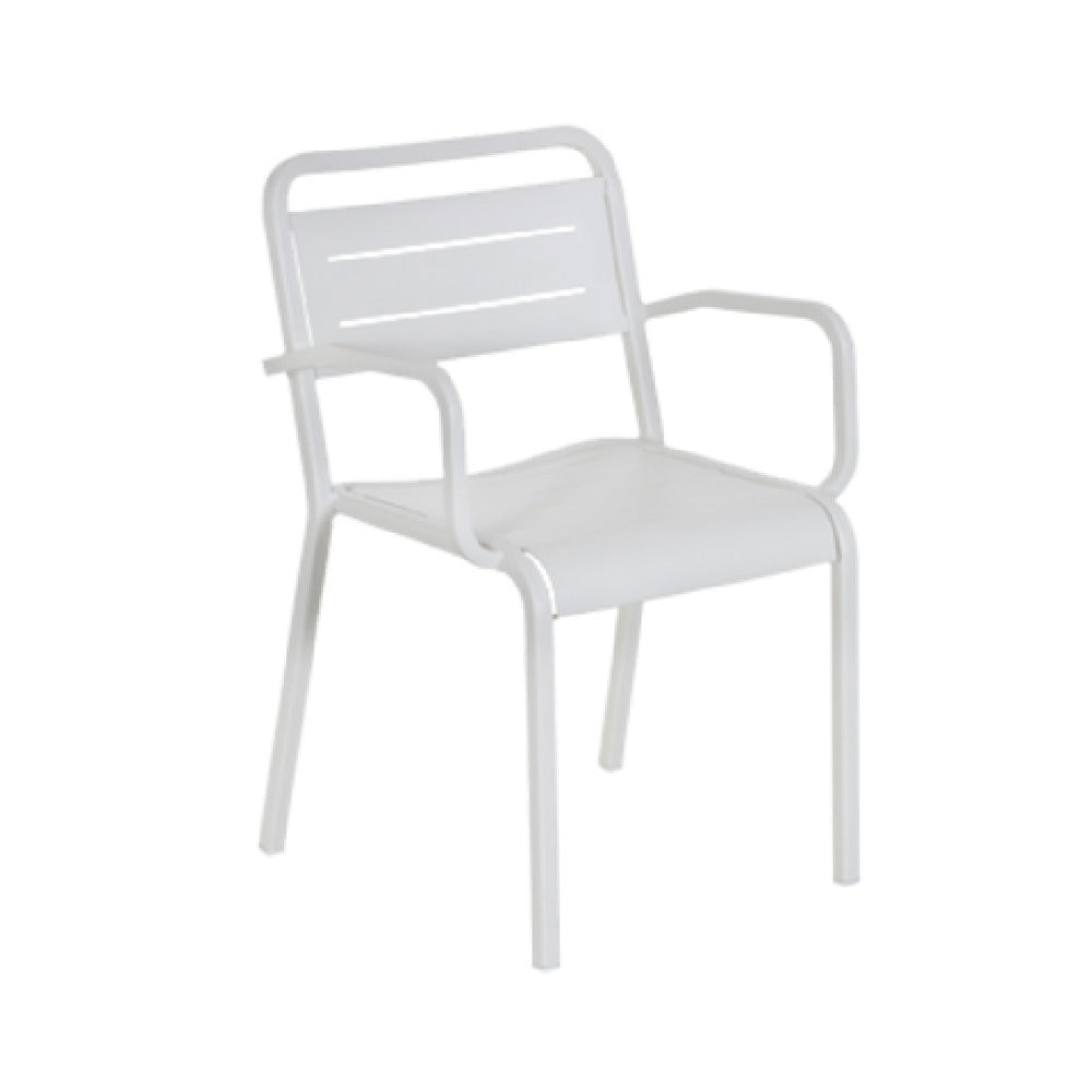 Emuamericas Llc 209 Urban Stacking Armchair Outdoor/indoor Slat Back And Seat