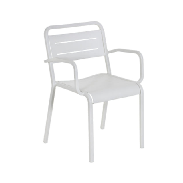 Emuamericas Llc E209 Urban Stacking Armchair Outdoor/indoor Slat Back And Seat