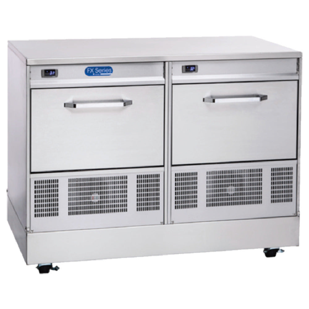 Randell FX-2UCB-290 FX Series Beverage/Ice Cream Cooler 54" Width 5.66 Cubic Feet Storage Capacity