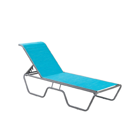 Plantation Prestige Commercial Furniture 4050900-04 Sarasota Chaise Lounge Stackable Durable Sling