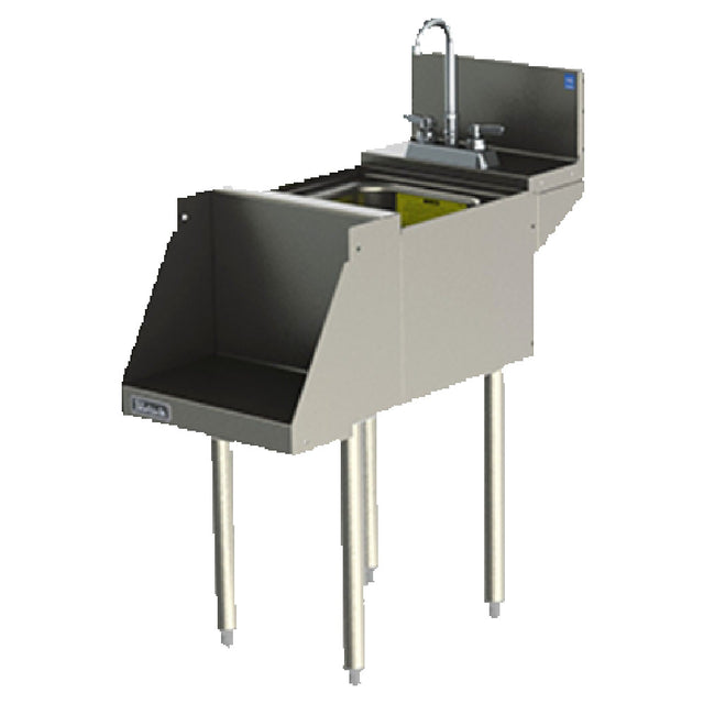 Perlick TS14BLW TS Series Blender Station 14" Dump Sink (10-5/8" X 9-5/8" X 6")