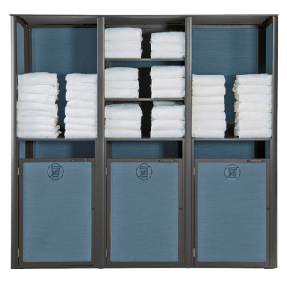 Grosfillex US036288 Sunset Towel Valet Triple Unit 73"W X 25"D X 70"H