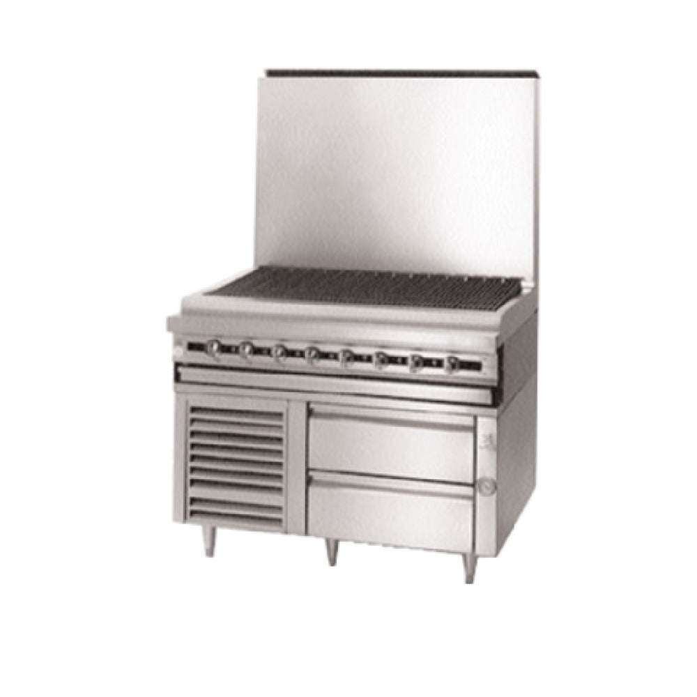 Jade Range JRLH-06S-T-102 Titan™ Fire & Ice™ Refrigerated Base 102" Self-contained