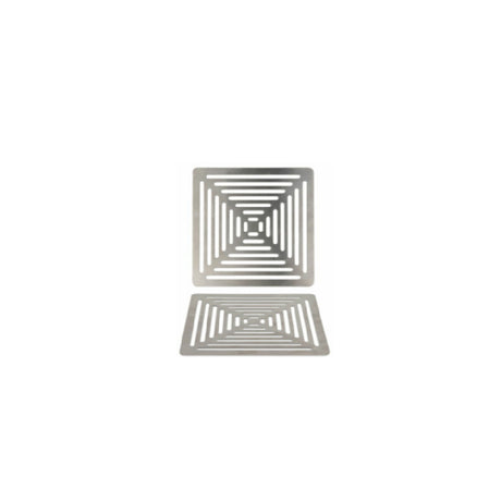 FOH BHO081BSS20 Buffetware Grill Plate 8-1/4" X 8-1/4" X 1/2"H Square