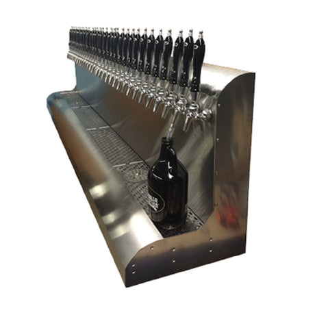 Perlick 4076DN8 Modular Draft Beer Dispensing Tower Wall Mount 24"W X 22-3/4"H