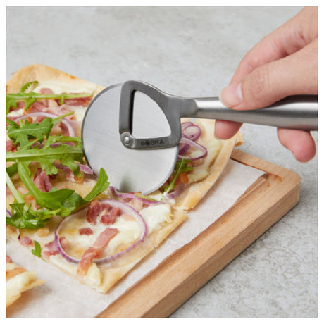 BOSKA 320545 - Boska Pizza Wheel Copenhagen, 7.67''W X 2.59''D X 0.27''H, Stainless Steel Cutting Wheel And Handle