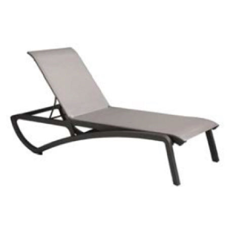 Grosfillex UT642288 Sunset Chaise Lounge Stackable Without Arms