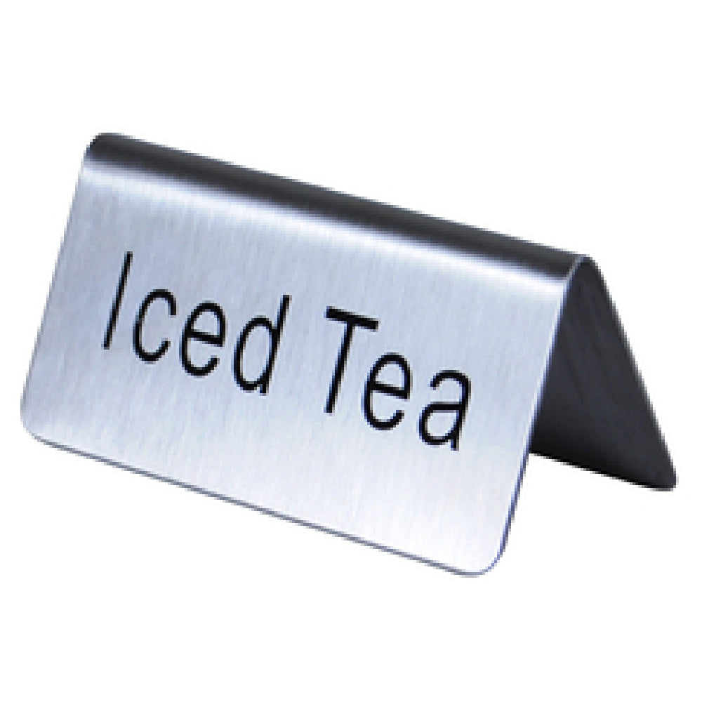 Thunder Group SLTS3156 Table Tent Sign "Iced Tea" 3"L X 1-1/2"H