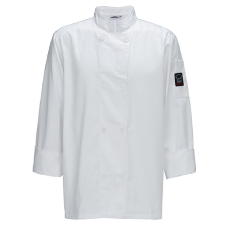 Winco UNF-6WM Mulholland Chef Jacket Tapered Fit Double Breasted