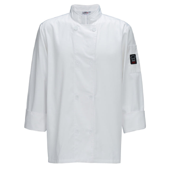 Winco UNF-6WM Mulholland Chef Jacket Tapered Fit Double Breasted