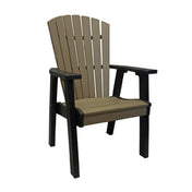 Grosfillex UT810886 - Kailua Adirondack Chair, Designed For Outdoor Use, Wide Arms