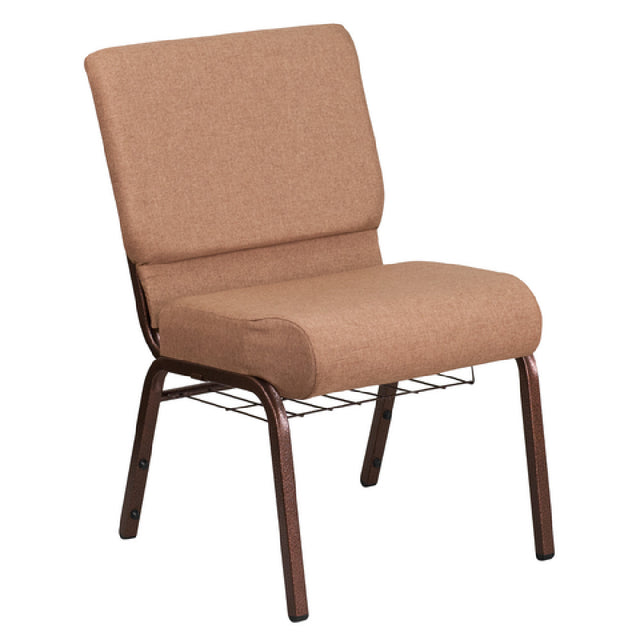 Flash Furniture FD-CH0221-4-CV-BN-BAS-GG Hercules Series Extra Wide Stacking Church Chair