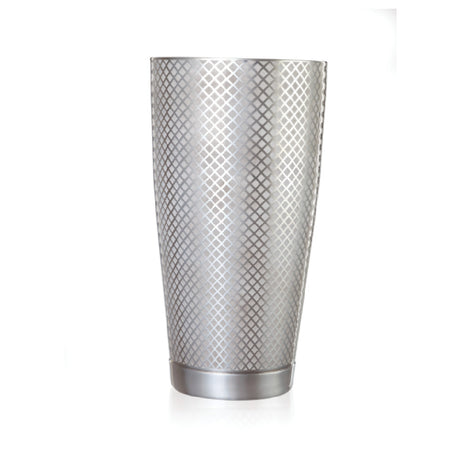 Mercer Culinary M37199 Barfly® Diamond Lattice Shaker 28 Oz. 3-5/8" Dia. X 7"H