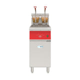 Koolmore KM-FDF40-EE - Floor Standing Commercial Fryer, Electric, 30"W X 15-1/2"D X 44-3/5"H