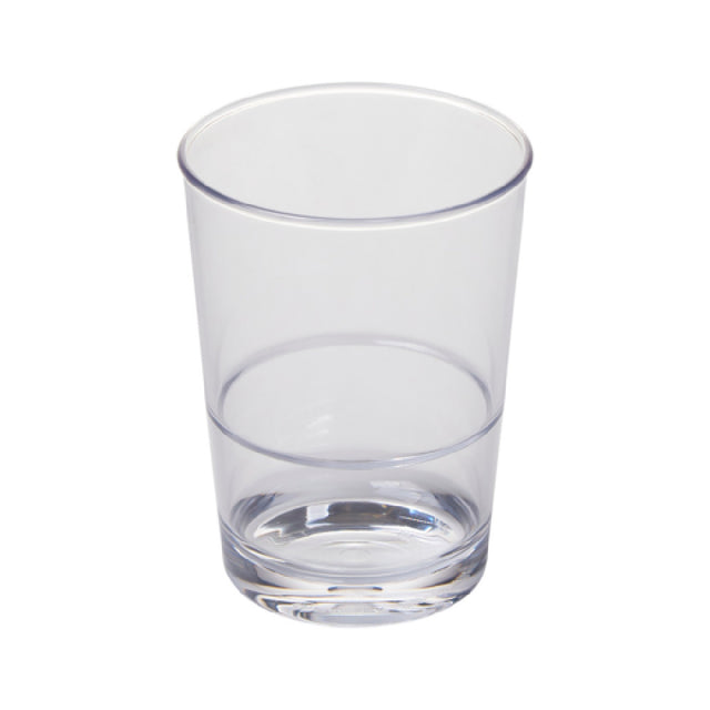 GET Enterprises PK/BB-RNW-12-CL Stackable Mixing Glass 12 Oz. 3.25" Dia. X 4.16"H