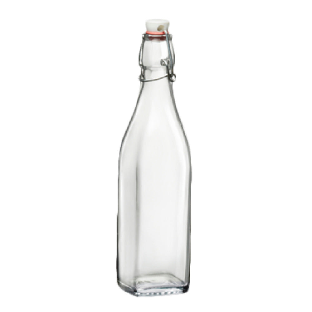 Steelite 4953Q675 Swing Top Bottle 17 Oz. (H 10-5/8" M 3" T 1-1/2" B 2-3/4") Tempered