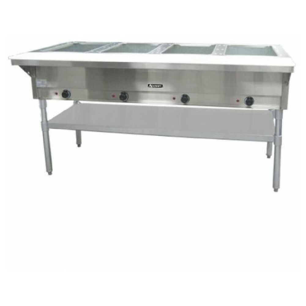 Empura Equipment E-ST-240/4 Stainless Steel Steam Table 4-wells 240V