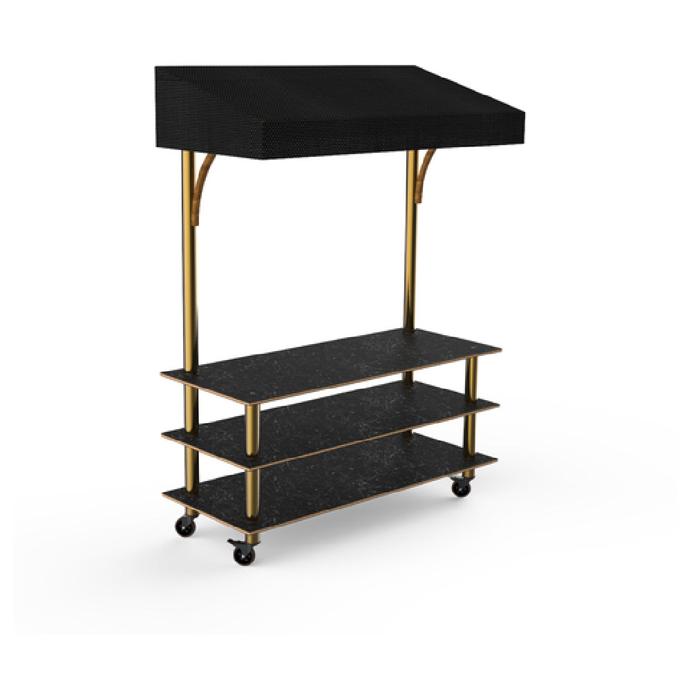 Steelite MGCMLB10MBBW Mogogo Buffet Solutions Modular Classic Canopy Unit 3-tier