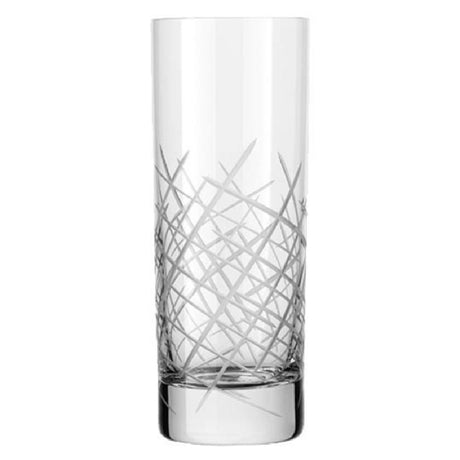 Libbey 9038/69477 Crosshatch Beverage Glass 12 Oz. HD2 Rim