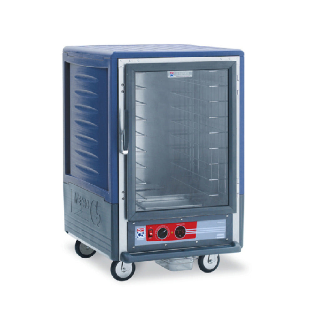 Metro C535-HLFC-4-BUA C5™ 3 Series Heated Holding Cabinet Lower Wattage With Blue Insulation Armour™