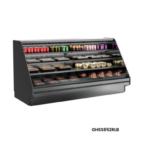 Structural Concepts GHSS652RLB (FLAT) - Fusion® Refrigerated Self-Service Case With Flat Profile