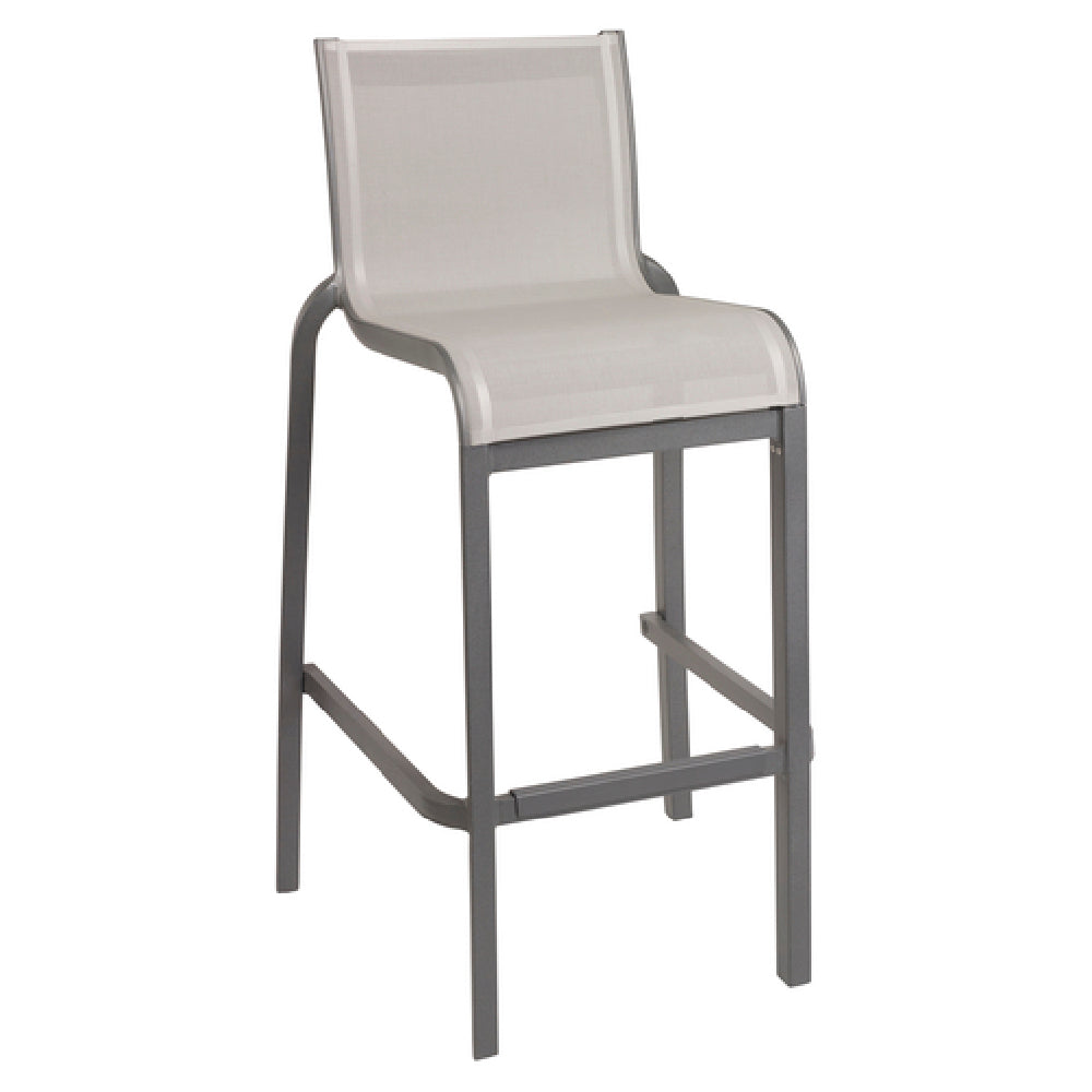 Grosfillex US300288 Sunset Stacking Barstool Armless Designed For Outdoor Use