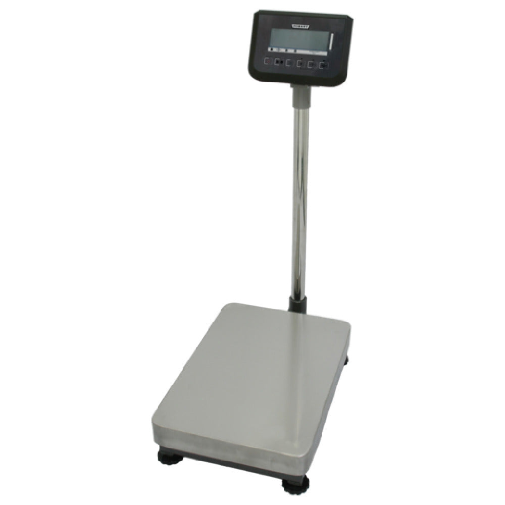 Hobart HBR302-1 Bench Receiving Scale 300 Lb. X 0.1 Lb. Capacity 90° Rotating Display