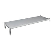 BK Resources DTS-72 - Dish Table UnderShelf, 72"W X 23-5/16"D X 10-11/16"H, 18/304 Stainless Steel Construction