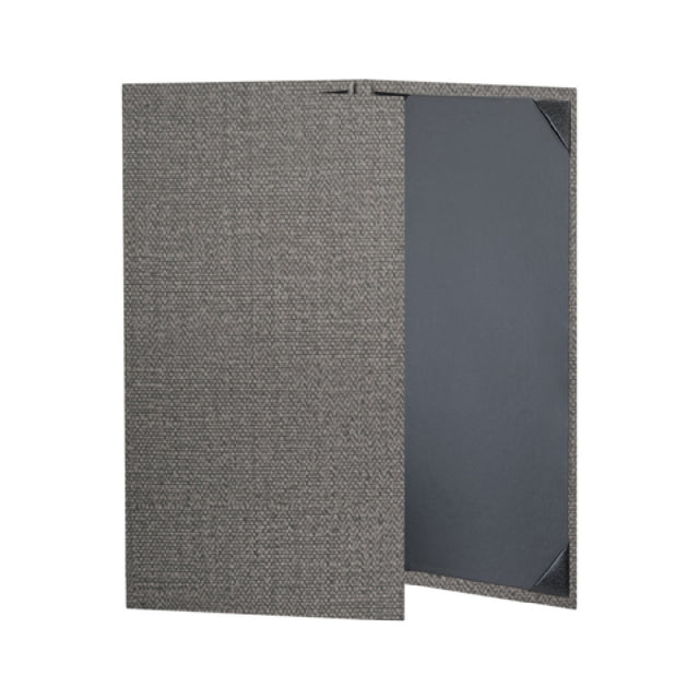 Risch MILAN-3V 8.5X14 Milan Hardback Simulated Woven Vinyl Menu Cover (specify Color)