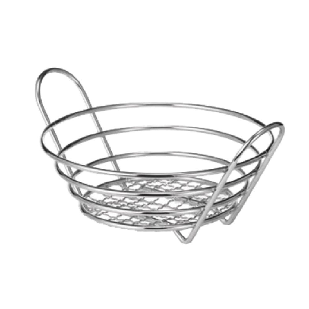 Tablecraft H71758 Serving Basket 8" Dia. X 3-1/2"H Round