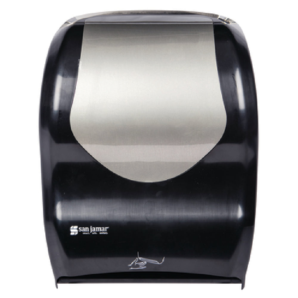 San Jamar T1470BKSS Smart System Classic Towel Dispenser With IQ Sensor™ 12-11/16"W X 9-3/4"D X 16-1/16"H