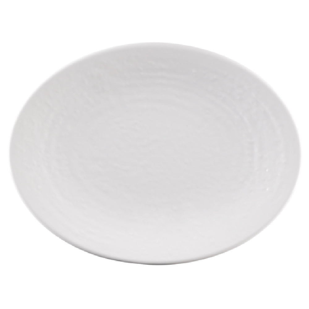 GET Enterprises D107RR-W Elite Global Solutions Platter 10-1/4"L X 7-3/4"W X 1"H Oval