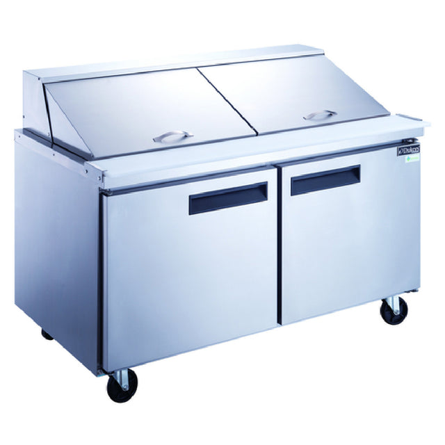 Dukers Appliance Co. USA Ltd. DSP60-24M-S2 Mega Top Sandwich/Salad Prep Table Two-section