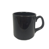 Steelite DCI118BK Royal Coffee Mug 12 Oz. 3-3/8" Dia. (4-3/4" With Handle) X 3-1/2"H