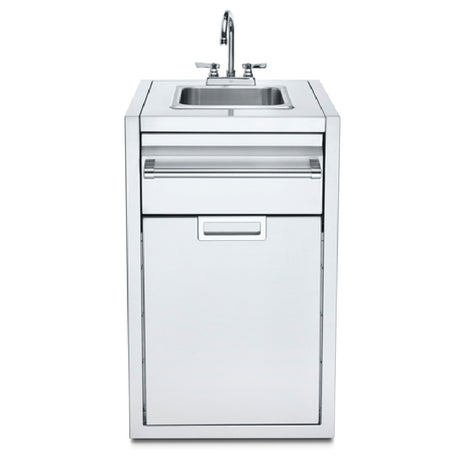 Crown Verity IBISC-SK Small Built-In Cabinet With Sink Includes Paper Towel Holder