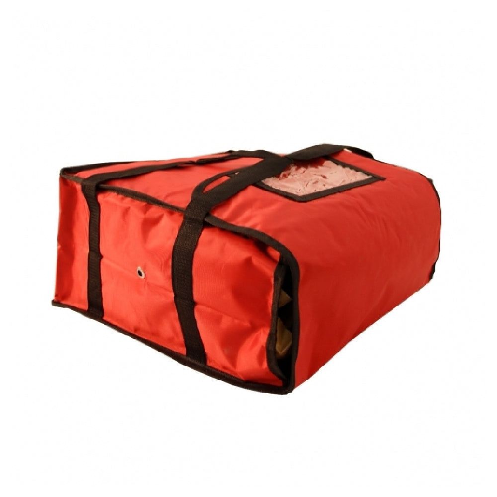 Chef Approved 124PIB314NRD Pizza Delivery Bag 16" X 16" X 8" (4) 12" Or 14" Pizza Boxes